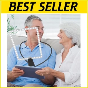 Hands-Free 50 LED Magnifying Glass - 30 Diopters with Scratch-Resistant Lenses - Picture 1 of 9