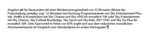 Gutschein (2/2) für Sky-Abo Komplettpaket inkl. UHD-Option bis 30.6.25 gültig - Bild 1 von 1