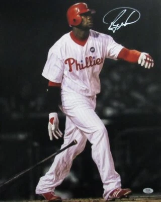 Ryan Howard Philadelphia Phillies Signed/Autographed 16x20 Photo PSA 192095 - Image 1 of 3