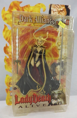 Dark Alliance Series 2 Lady Death Alive Action Figure Chaos Comics 2001 NIB Cover