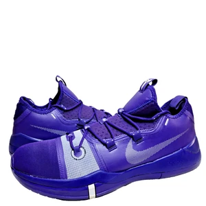 NIKE Kobe A.D. Mid TB Sz 18 Court Purple/White AT3874-501 - Picture 1 of 13