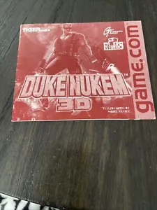 Game.com Manual Only Duke Nukem 3D - Picture 1 of 4