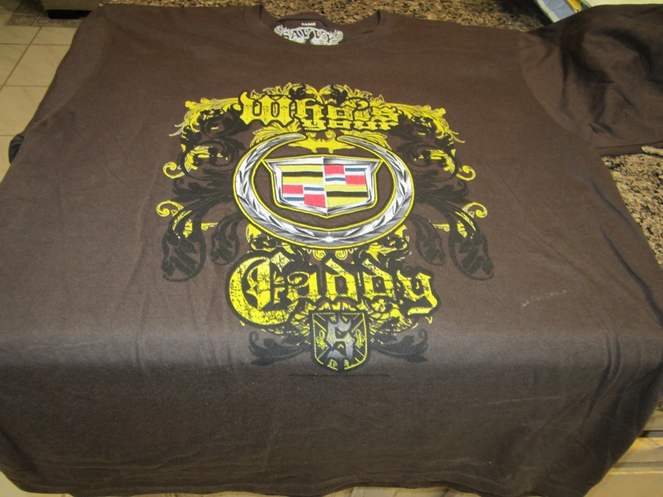 ¿Quién es tu Caddy? Camiseta - Marrón - Grande Foto 1 de 2