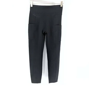 zuda Petite Z-Stretch Momentum Capri Crop Leggings Black Women Extra Small XS - Picture 1 of 7