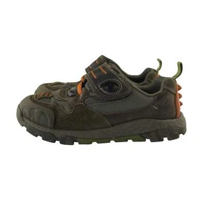 Clarks hiking shoe size 12.5 G junior khaki dinosaur style - Picture 1 of 14