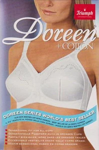 REGGISENO Triumph DOREEN + COTTON 01N s/ferretto coppe B-C-D Best Seller - Foto 1 di 10
