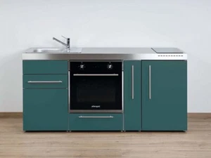 Stengel Miniküche MPB 180 A KBG Türkis mit Kühlschrank und Backofen - Bild 1 von 5