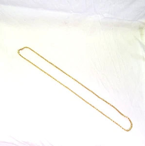 14K Yellow Gold Rope (Hollow Chain), 20", 2.4 g, BBB - Picture 1 of 11