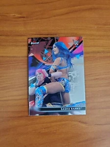 Sasha Banks - 2021 Topps Finest WWE Wrestling Base Card #67 - Picture 1 of 2