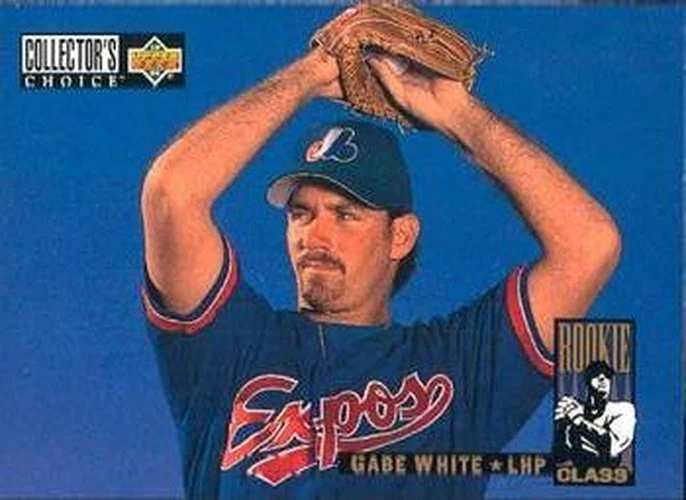 #20 Gabe White - Montreal Expos - 1994 Collector's Choice Baseball