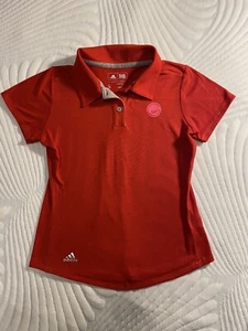 Adidas Girls kids Small Golf  Short Sleeve Shirt, Gently Used Good Condition - Picture 1 of 3