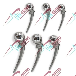 Instrumentos ortopédicos prótesis de cadera Thompson (42 mm y 43 mm) 2 piezas - Imagen 1 de 4