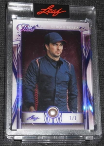 2025 LEAF PEARL SERGIO PEREZ #61 PURPLE PEARL RELIC F1 FORMULA ONE RED BULL - Picture 1 of 2