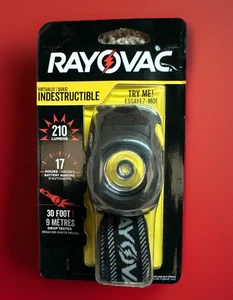 Faro Rayovac prácticamente indestructible - 210 lúmenes - 17 horas de batería Tiempo de ejecución - Imagen 1 de 3