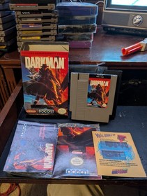 Darkman Nintendo NES Completo en Caja con Inserciones de P&oacute;ster Manual Casi Nuevo Funciona Excelente
