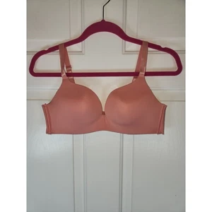 38C Pink Padded Push Up Bra Wirefree Wireless by Sophie B Style 72409 - Picture 1 of 10
