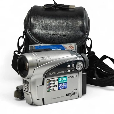 Hitachi DVDCAM DZ-GX5060E Handheld Camcorder DVD-RW Disc, Bag, Charger - Image 1 of 4