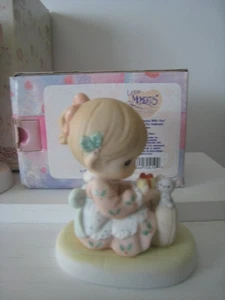 Enesco Precious Moments Sharing the Season with You 3" Porzellanfigur 2001 - Bild 1 von 6