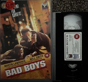 Bad Boys VHS Big Box Ex Rental RARE Reversible Sleeve 20/20 Vision (untested) - Picture 1 of 3