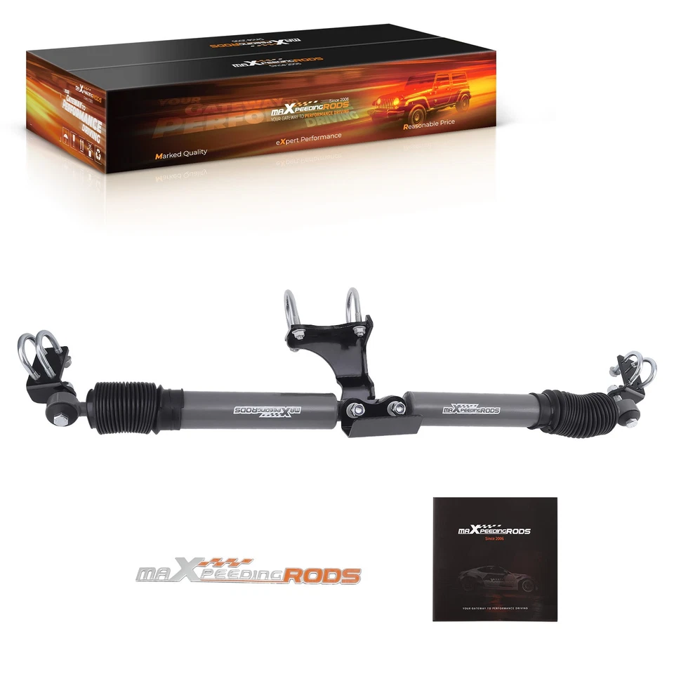 Dual Steering Stabilizer for Jeep Wrangler JK JKU 2007-2018 Fit 2-8'' Lifted - Image 1 of 4