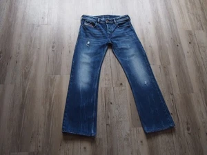 DIESEL ZATINY 0885W Regular Bootcut Jeans W28 L29 (VON L32 GEKÜRZT) DISTRESSED - Bild 1 von 15
