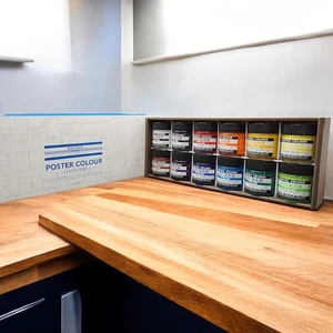 Nicker PC40ML12N Poster Colors 40ml Bottles 12-Color Set Soft Viscosity Paint - Picture 1 of 5