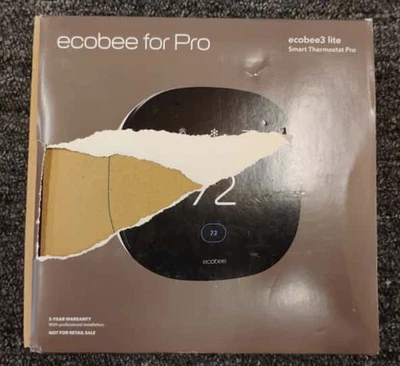 Ecobee EB-STATE3LTP-02 Smart Thermostat - Black, OBN, M4 - Image 1 of 3