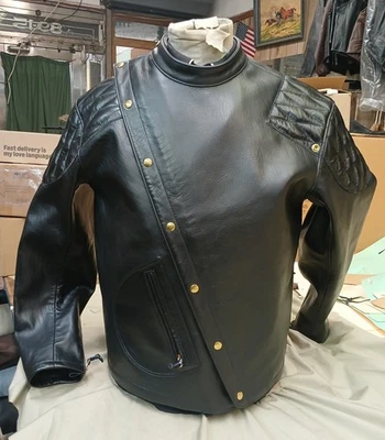 CHAQUETA MOTO 'RALLY' LOST WORLDS CUSTOM 2025 CUERO CABALLO NUEVA 48R FUE 2450.00 Foto 1 de 4