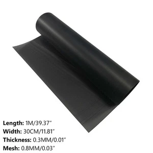 Case Computer Grills Screen Fan PVC Mesh Roll 1m Length Filter 100*30cm PC Dust - Afbeelding 1 van 4