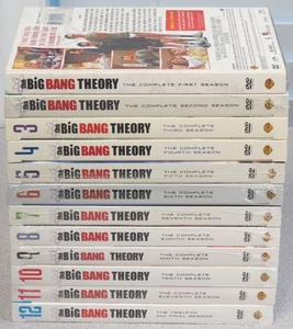 DVD Big Bang Theory Complete Series 1-12 (2,5,6,7,8,9,10,11,12 are sealed - NEW) - Imagen 1 de 15