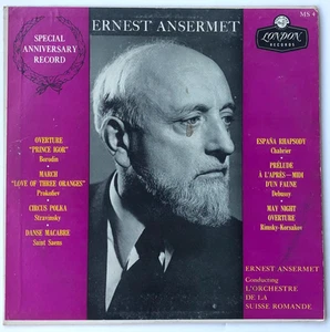 ERNEST ANSERMET : SPECIAL ANNIVERSARY ALBUM - 1958 LP MS-4 - Fast Shipping - Imagen 1 de 4