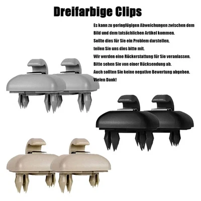 8U0857562A Sonnenblende Halter Haken Drei Farben Für Audi A1 A3 S3 A4 S4 A5 S5Q5 - Bild 1 von 4