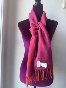 Coach Wool Blend Signature C Scarf Fringe - Picture 1 of 10
