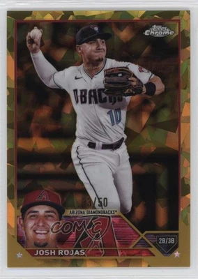 2023 Topps Chrome Sapphire Edition Gold /50 Josh Rojas #60 - Image 1 of 2