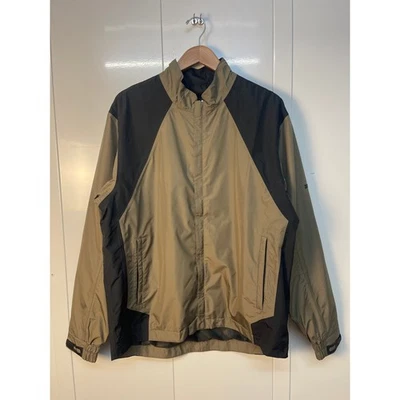 FootJoy Dry Joys 全拉链雨衣 L 码棕色和黑色 — 第 1/4 张图片