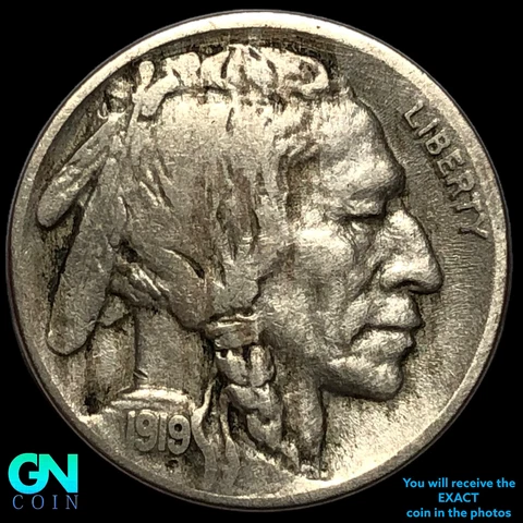 1919 D Buffalo Nickel #E8517 Cover
