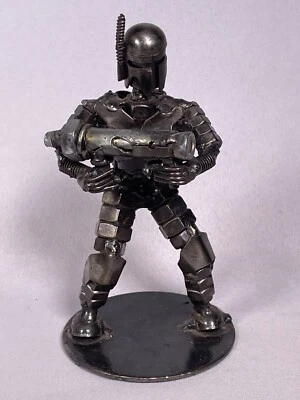 Estatua de escultura de chatarra de 6" de BOBA FETT Star Wars Foto 1 de 4