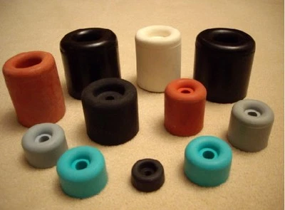 Gummipuffer, Türpuffer, Türstopp 16Øx07-40Øx50, schwarz, rot, grau, weiß, türkis - Bild 1 von 4