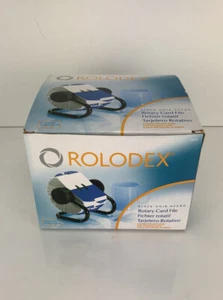 Rolodex Rotary Card File 2 1/4" x 4" File Card Stands on Your Desktop Brand New - Picture 1 of 12