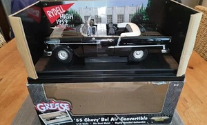 1/18Ertl American Muscle 1955 Chevrolet Bel Air Convertible Black (Grease Movie) - Picture 1 of 12