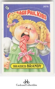 Topps Garbage Pail Kids 1987 serie 7 #267b brandy trenzado - Imagen 1 de 2