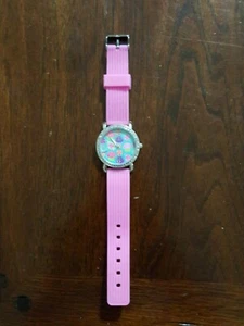 Charm Candy Quartz Wrist Watch Rhinestones Analog Cupcakes and Candy Pink Band - Picture 1 of 3