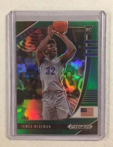 2020 Prizm Draft Picks James Wiseman #42 Green Prizm R/C - Picture 1 of 2