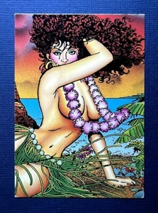 1993 COMIC IMAGES/ SACHS & VIOLENS PROMO CARD (EX/NM) GEORGE PEREZ ART* - Picture 1 of 2