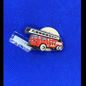 Firetruck Fire Truck Shoe Charm - Picture 1 of 2
