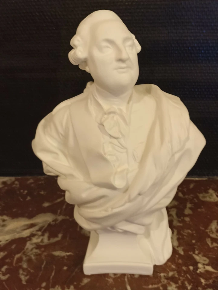 Buste Louis XVI (Boizot) - 36cm. Réplique neuve. Histoire XVIIIe  Versailles Art - Photo 1/4