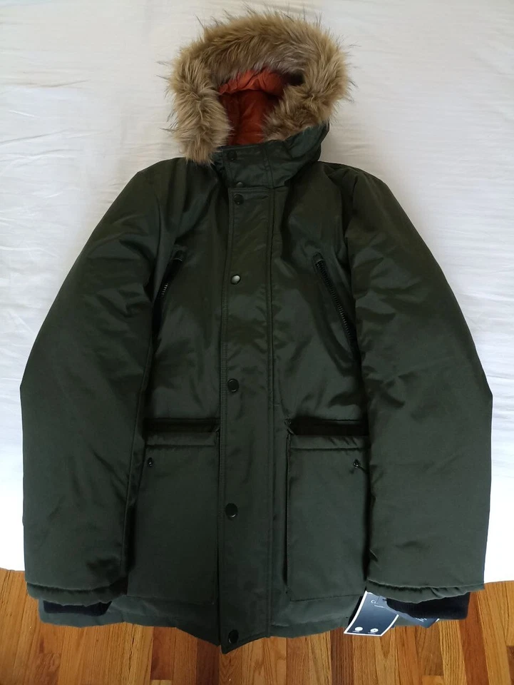 Parka de invierno XL para hombre Club Room oliva nueva con etiquetas Foto 1 de 4