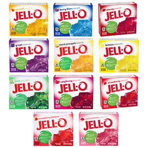 Jell-O Gelatin Dessert Mix 85g (Pack of 4) Pick & Mix Flavours - USA Imported