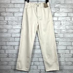 MADEWELL NWD $128 Low-Slung White Straight Carpenter Jean Jeans sz 27 NM211 - Picture 1 of 11