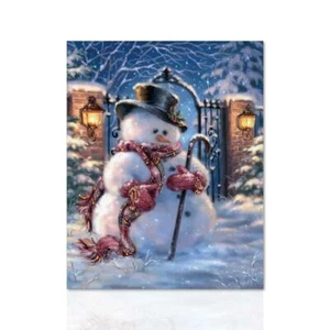 Quadro Elegant Snowman Quadro natalizio arredo salotto Quadro Declea home decor - Foto 1 di 6